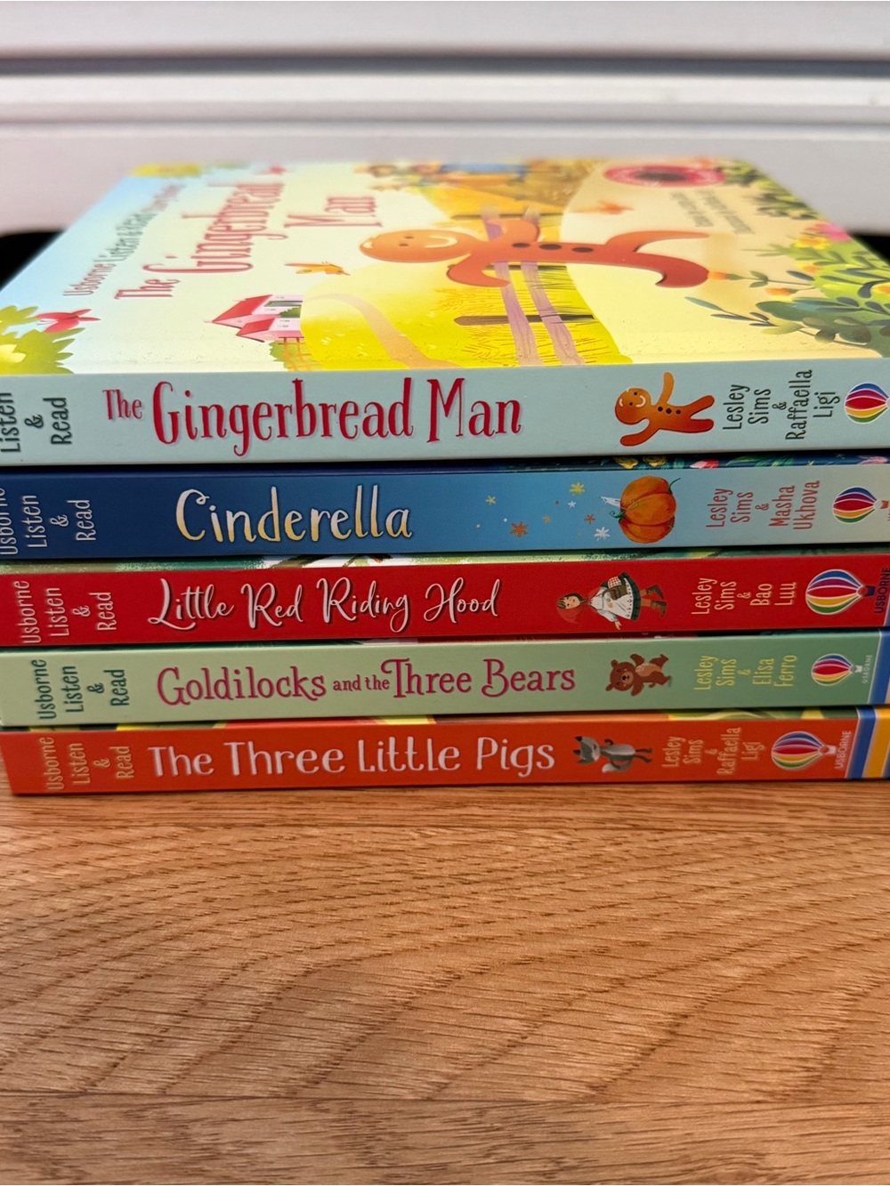 5 Usborne Listen & Read Books